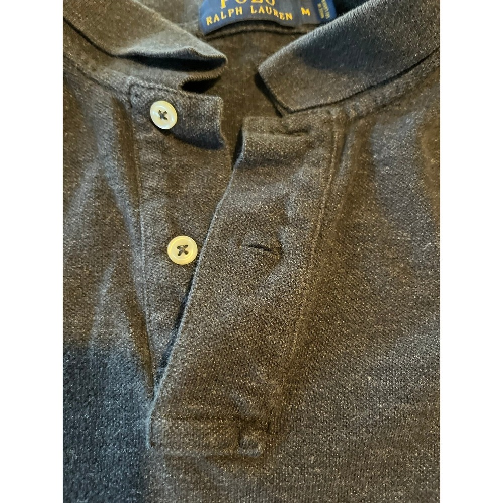 Polo Ralph Lauren Mens black Polo Shirt Short Sleeve Casual Classic - Picture 6 of 11
